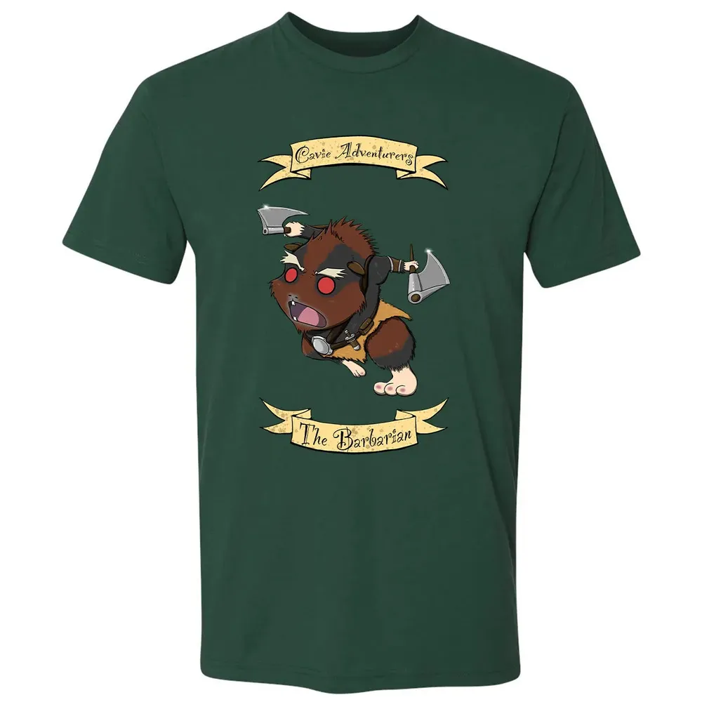 Cavie Adventurers - The Barbarian Premium Unisex T-shirt - 12