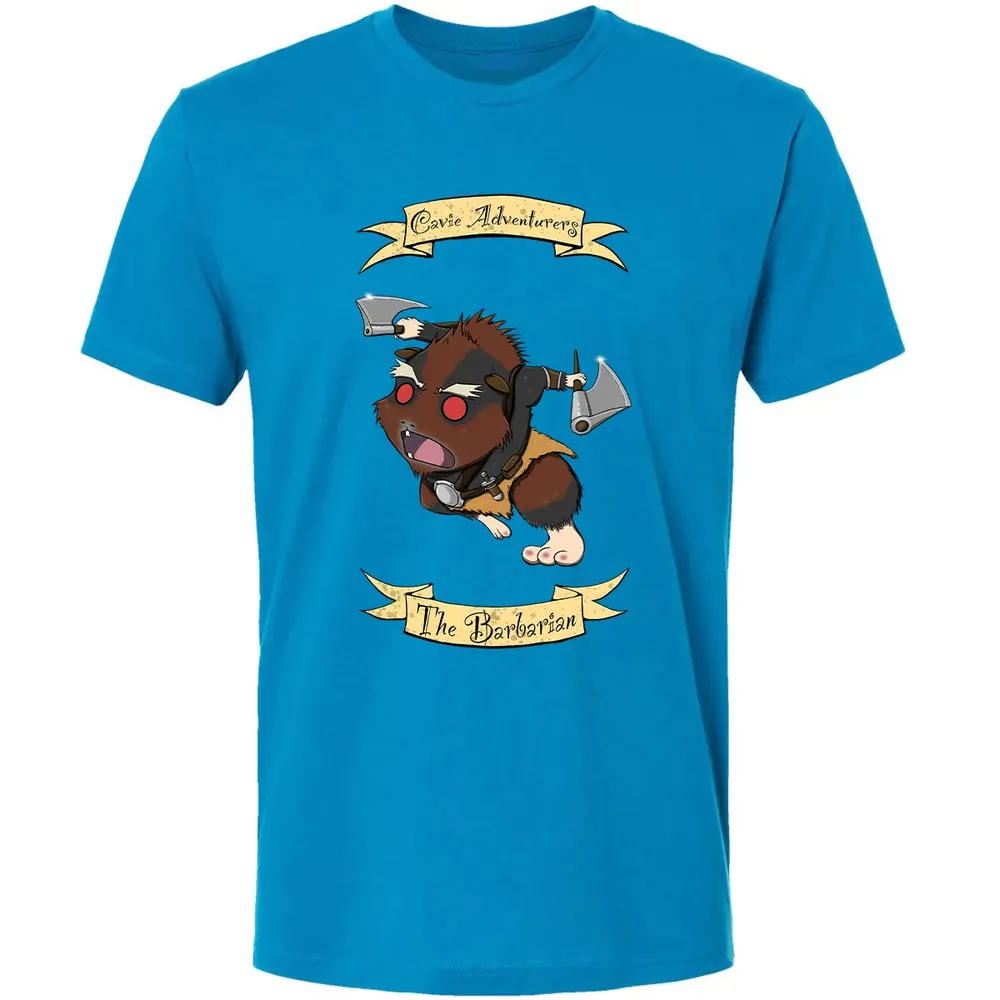Cavie Adventurers - The Barbarian Premium Unisex T-shirt - 15