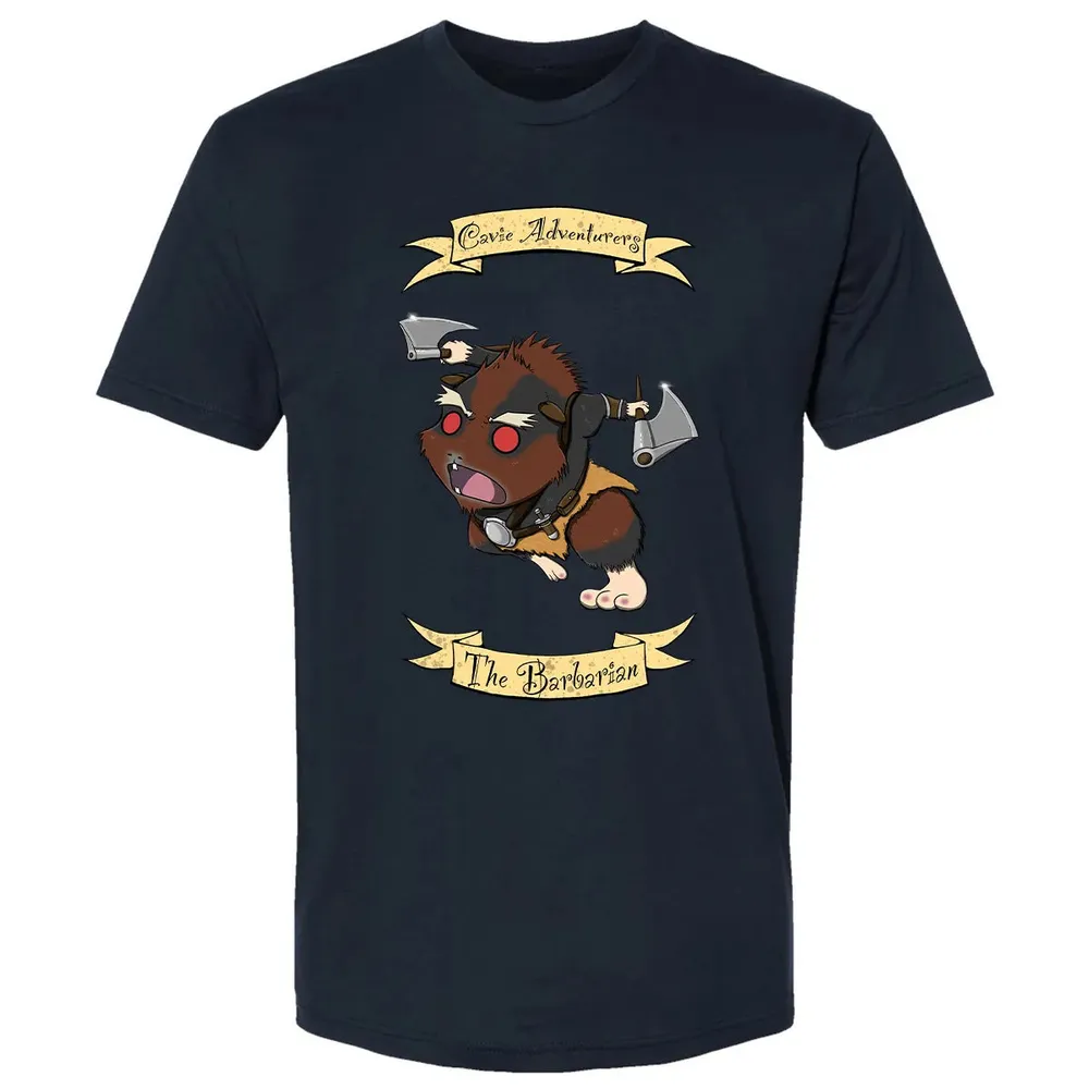 Cavie Adventurers - The Barbarian Premium Unisex T-shirt - 2