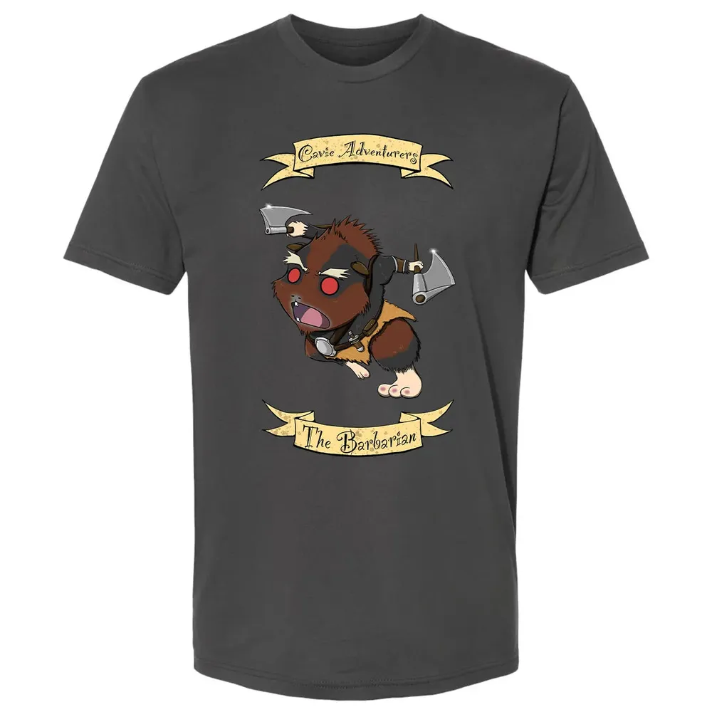 Cavie Adventurers - The Barbarian Premium Unisex T-shirt - 8