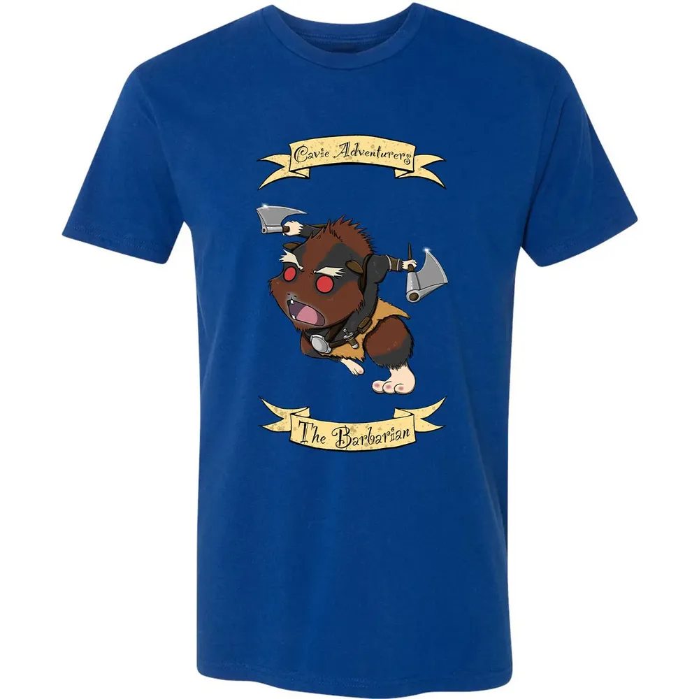 Cavie Adventurers - The Barbarian Premium Unisex T-shirt - 10