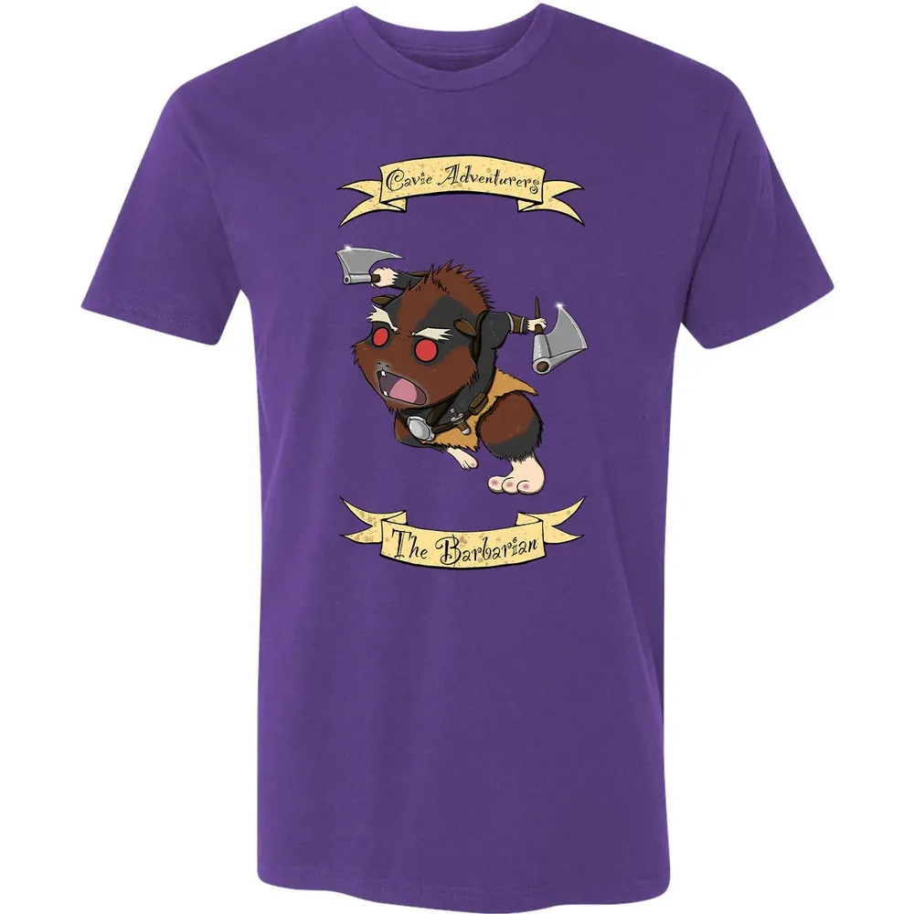 Cavie Adventurers - The Barbarian Premium Unisex T-shirt - 7