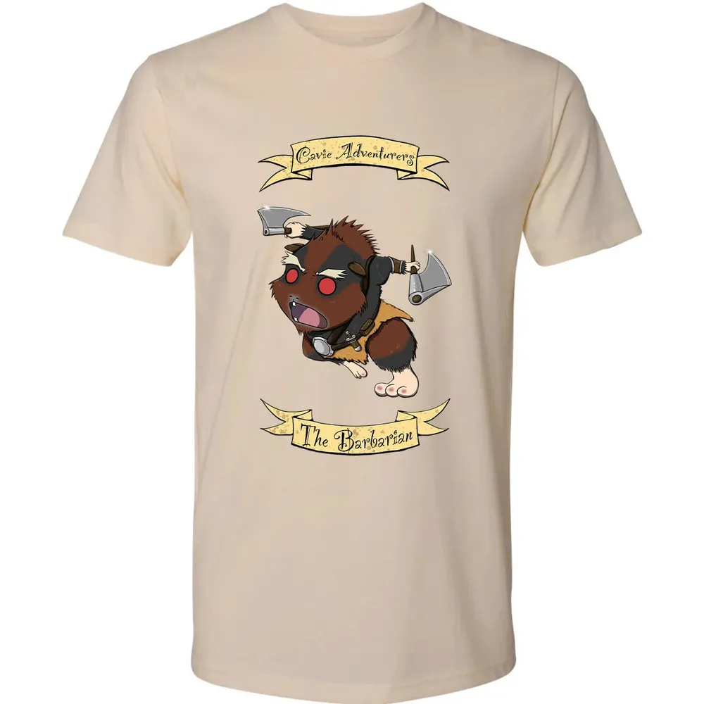 Cavie Adventurers - The Barbarian Premium Unisex T-shirt - 13