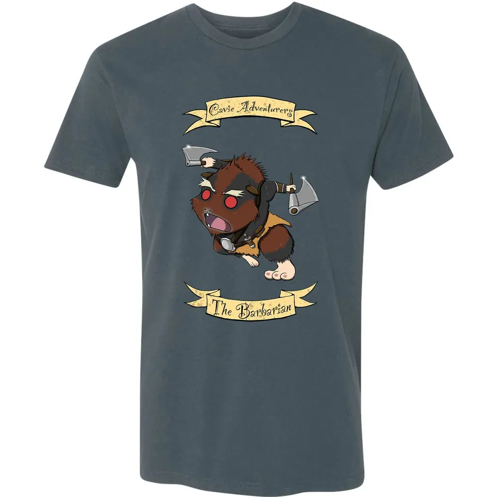 Cavie Adventurers - The Barbarian Premium Unisex T-shirt - 14