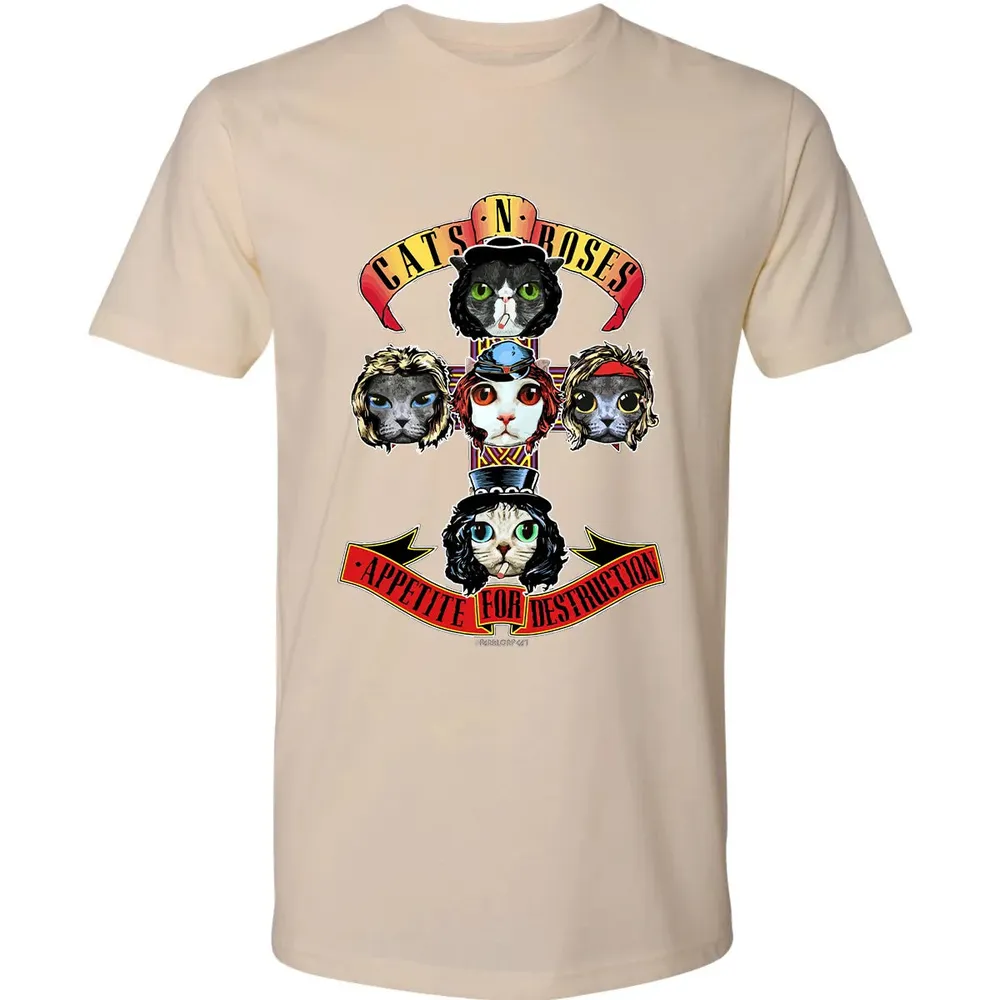 Cats N Roses Premium Unisex T-shirt - 13