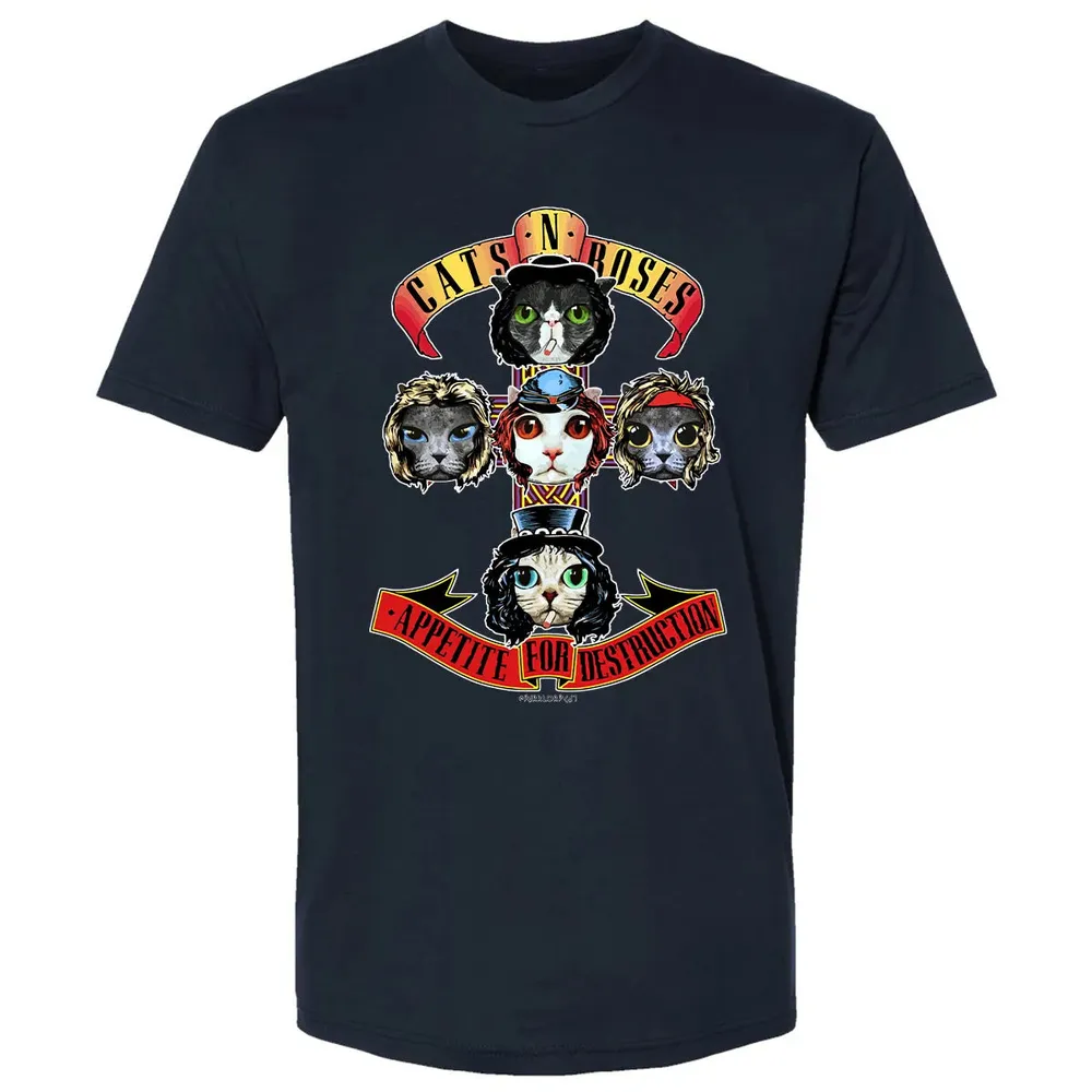 Cats N Roses Premium Unisex T-shirt - 2