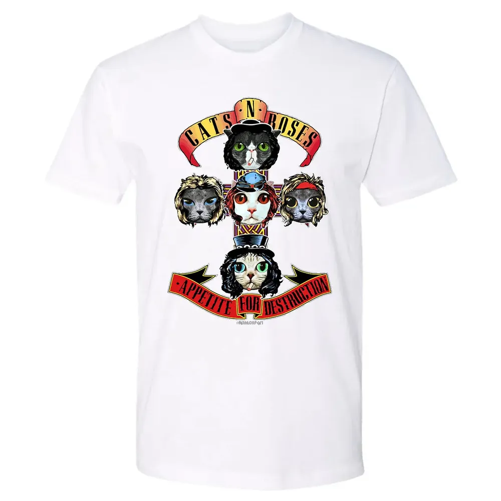 Cats N Roses Premium Unisex T-shirt - 4