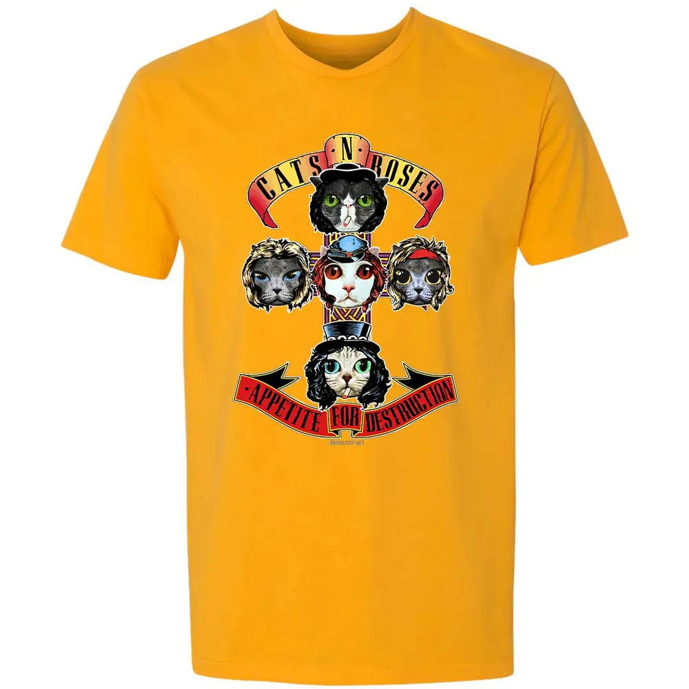 Cats N Roses Premium Unisex T-shirt - 11