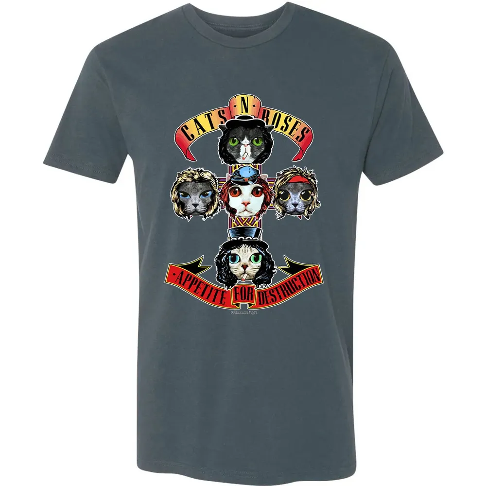 Cats N Roses Premium Unisex T-shirt - 14