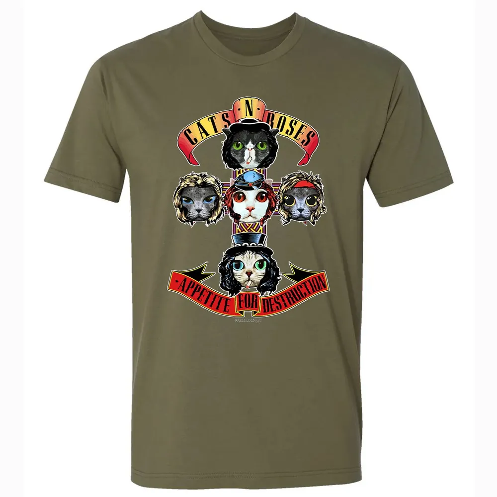 Cats N Roses Premium Unisex T-shirt - 5
