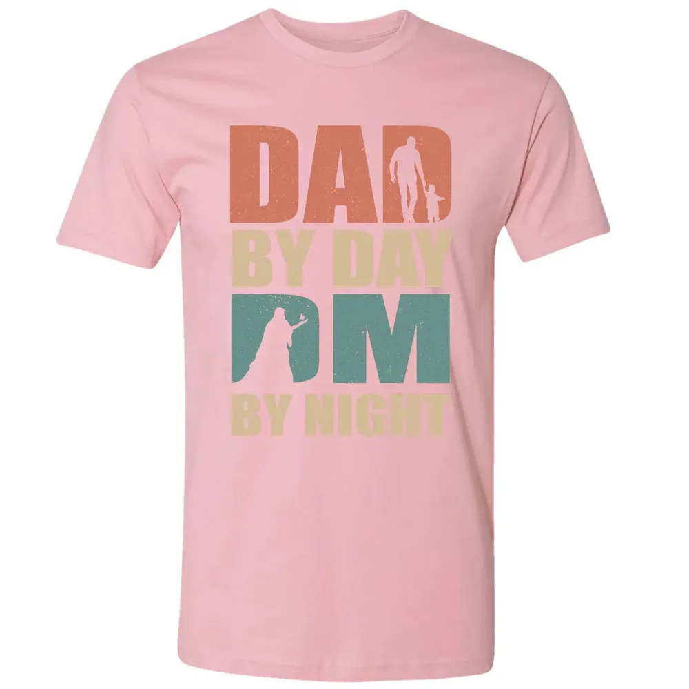 Dad By Day DM By Night DND Premium Unisex T-shirt - 3