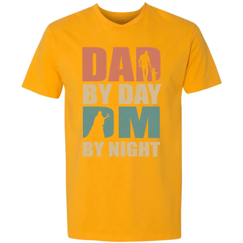 Dad By Day DM By Night DND Premium Unisex T-shirt - 11
