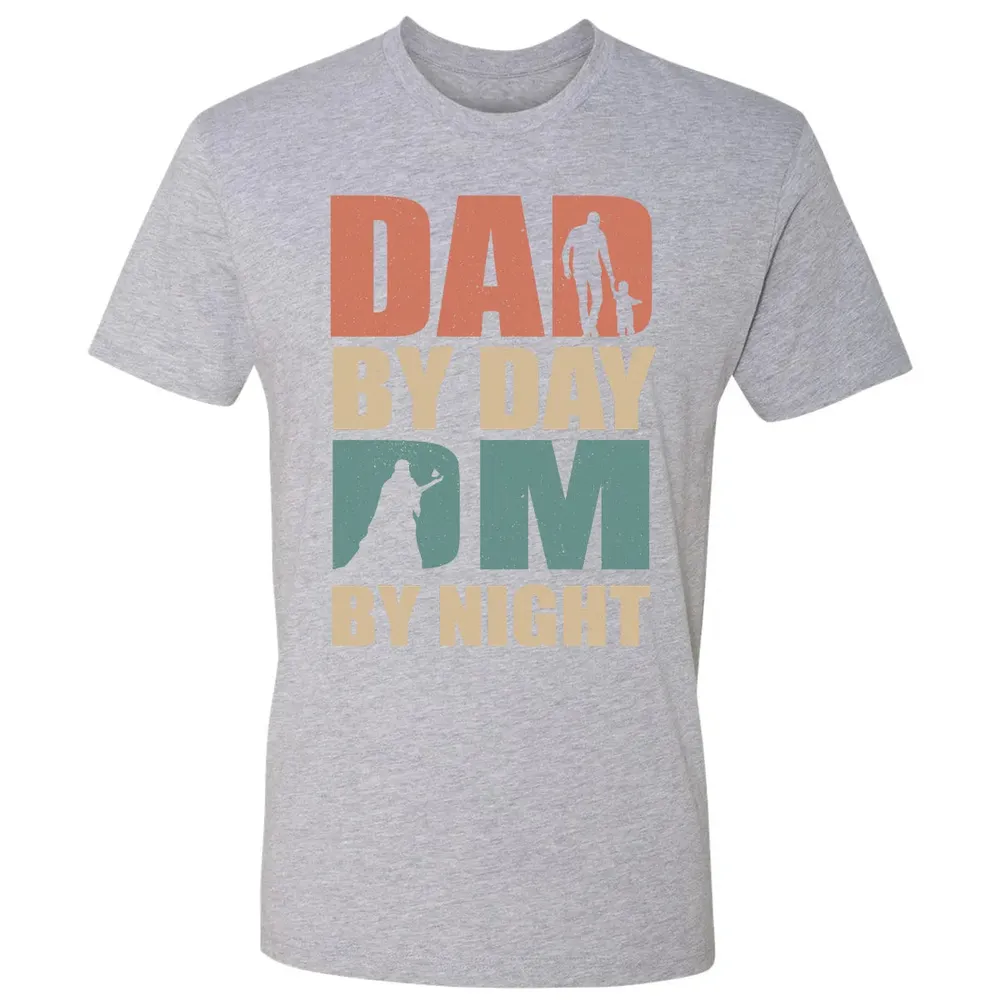 Dad By Day DM By Night DND Premium Unisex T-shirt - 9
