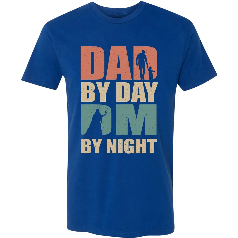 Dad By Day DM By Night DND Premium Unisex T-shirt - 10