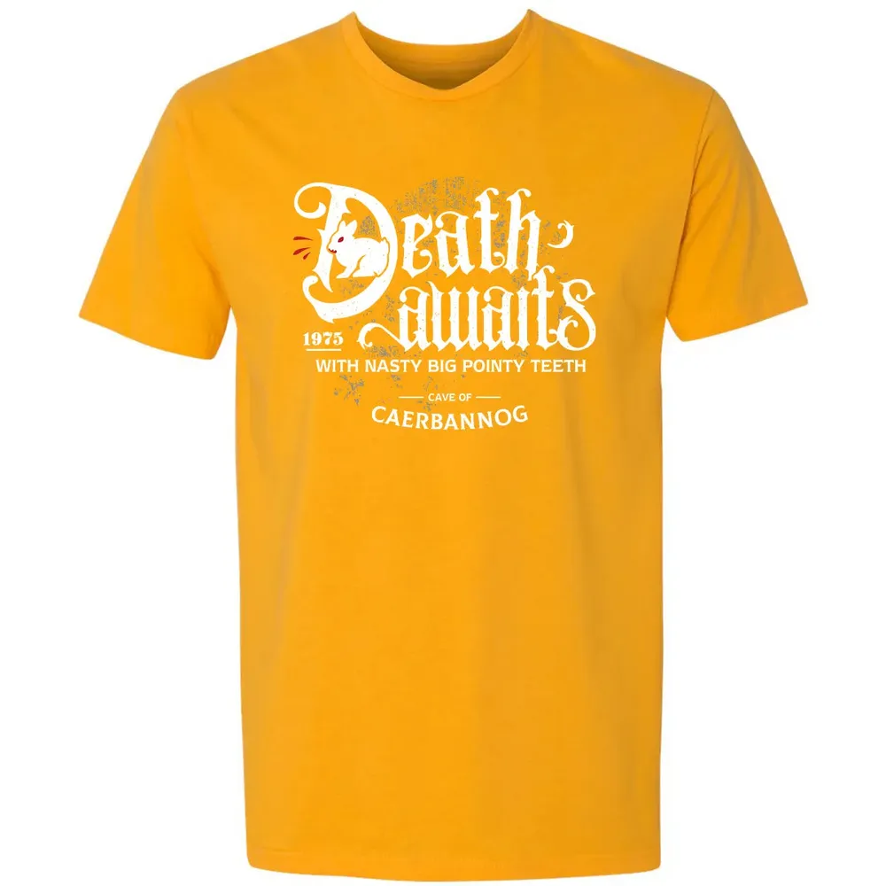 Death Awaits Caerbannog Premium Unisex T-shirt - 11