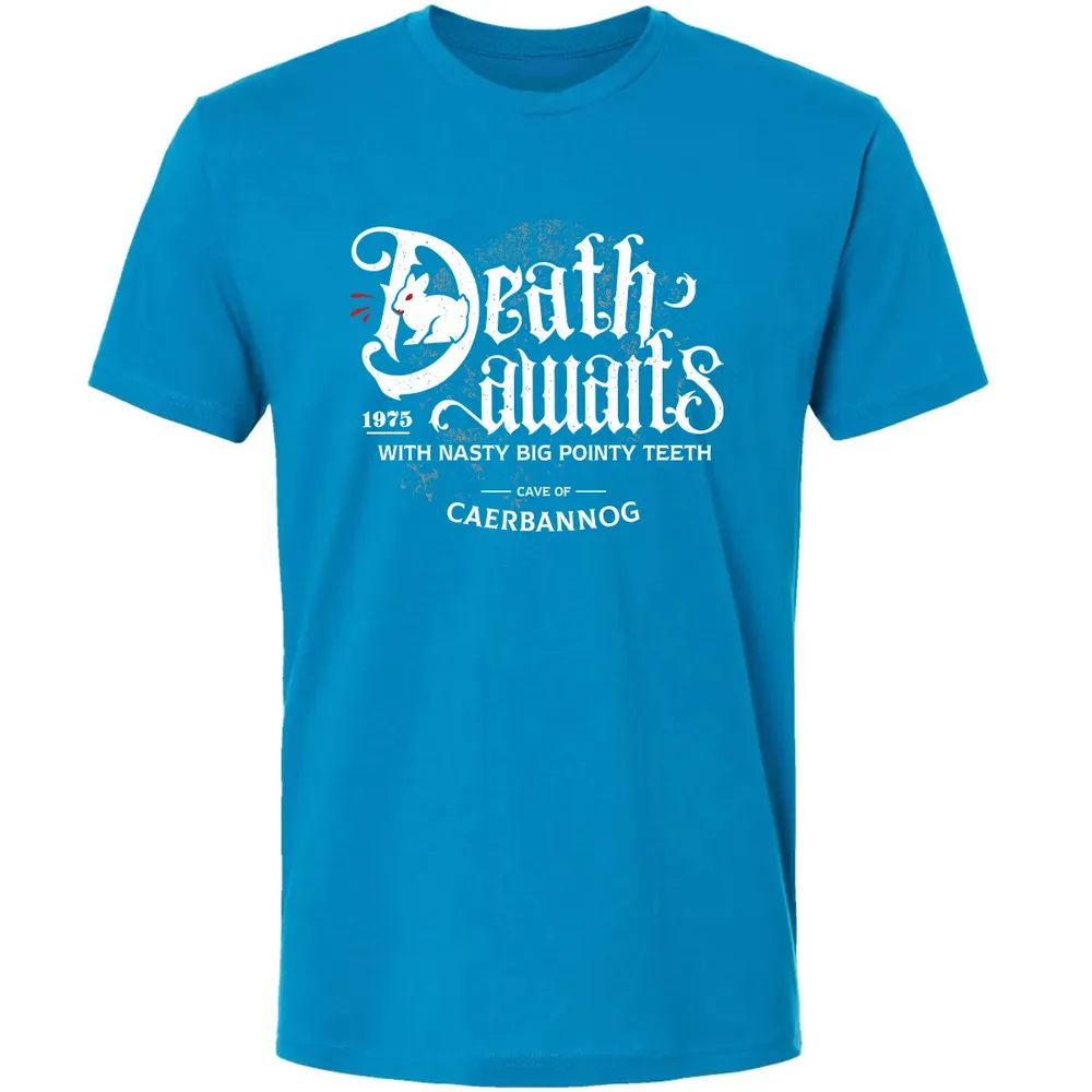 Death Awaits Caerbannog Premium Unisex T-shirt - 15