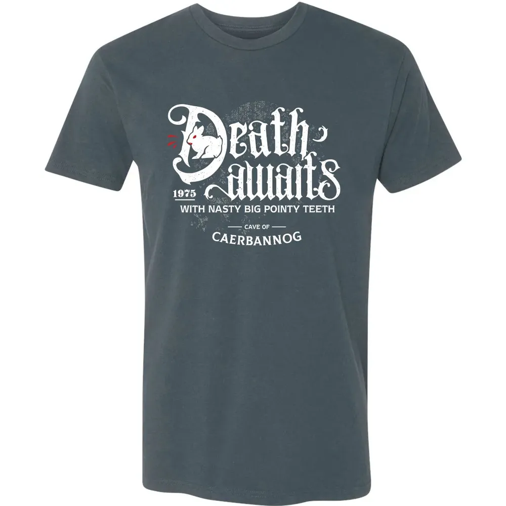 Death Awaits Caerbannog Premium Unisex T-shirt - 14