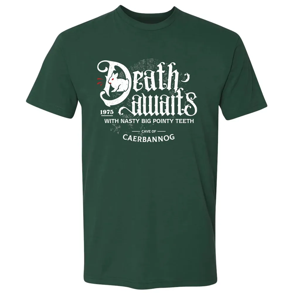 Death Awaits Caerbannog Premium Unisex T-shirt - 12