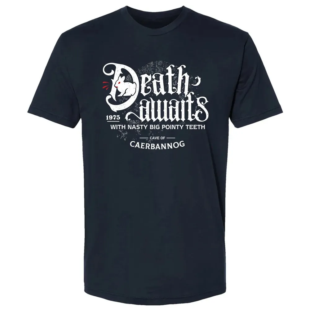 Death Awaits Caerbannog Premium Unisex T-shirt - 2