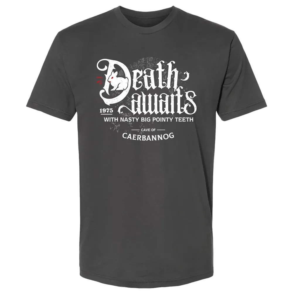 Death Awaits Caerbannog Premium Unisex T-shirt - 8