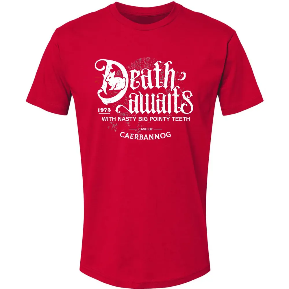 Death Awaits Caerbannog Premium Unisex T-shirt - 6