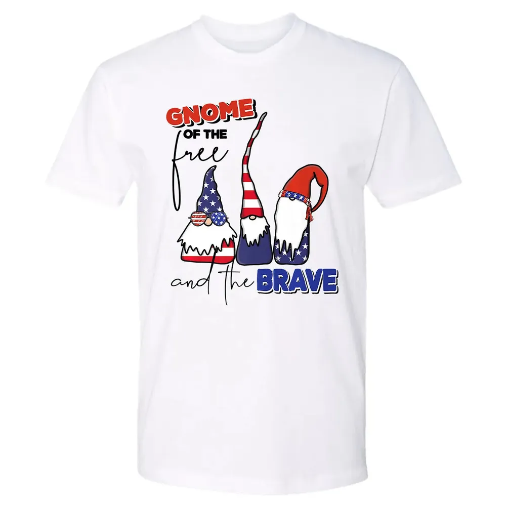 Gnome Of The Brave   Cute 4th of July s Premium Premium Unisex T-shirt - 4