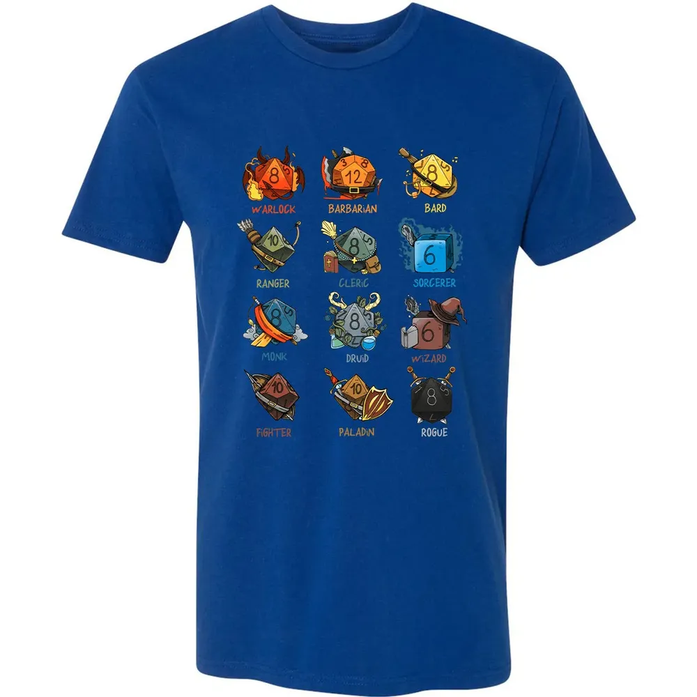 Cute Dice Classes Premium Unisex T-shirt - 10