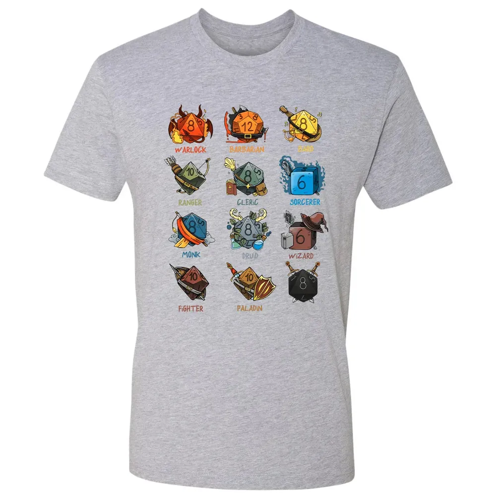 Cute Dice Classes Premium Unisex T-shirt - 9
