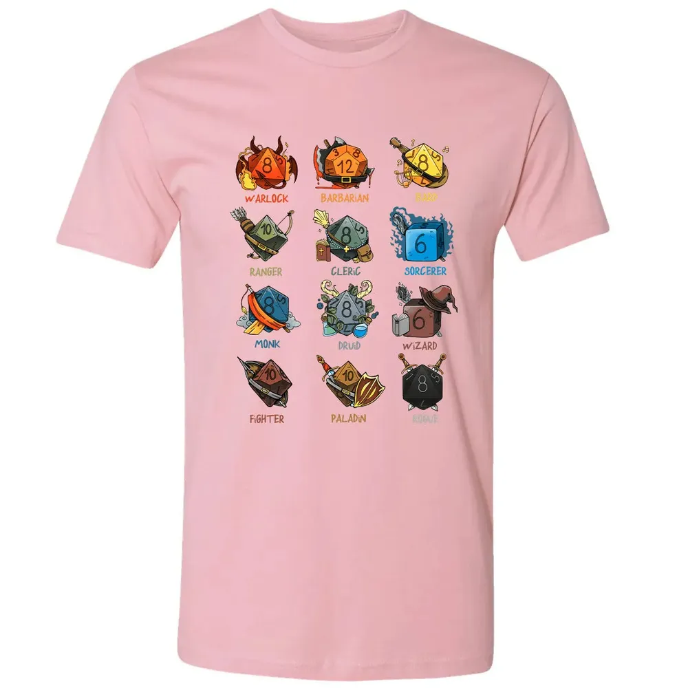 Cute Dice Classes Premium Unisex T-shirt - 3