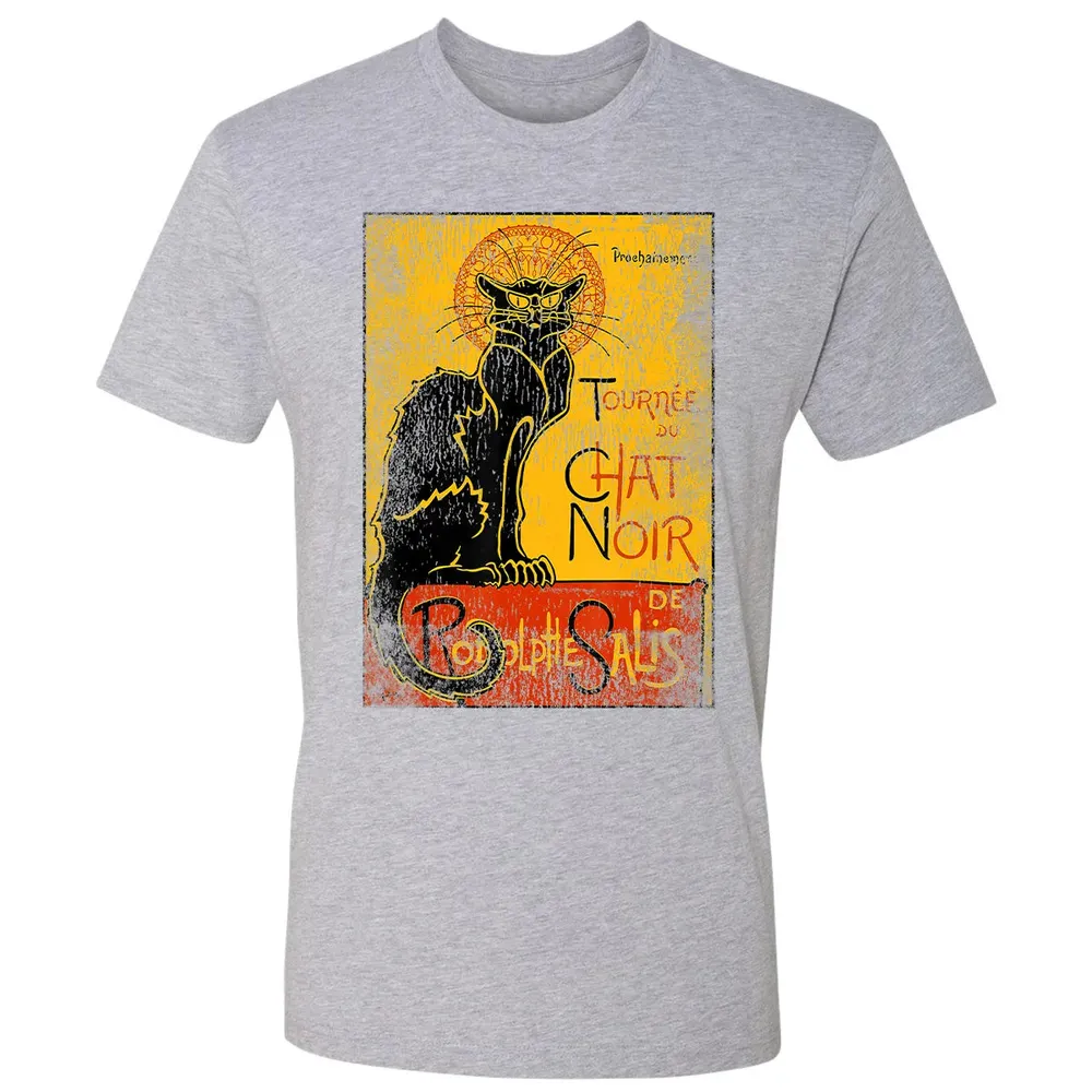 Vintage Tournee du Chat Noir Black Cat Gift For Halloween Premium Unisex T-shirt - 9