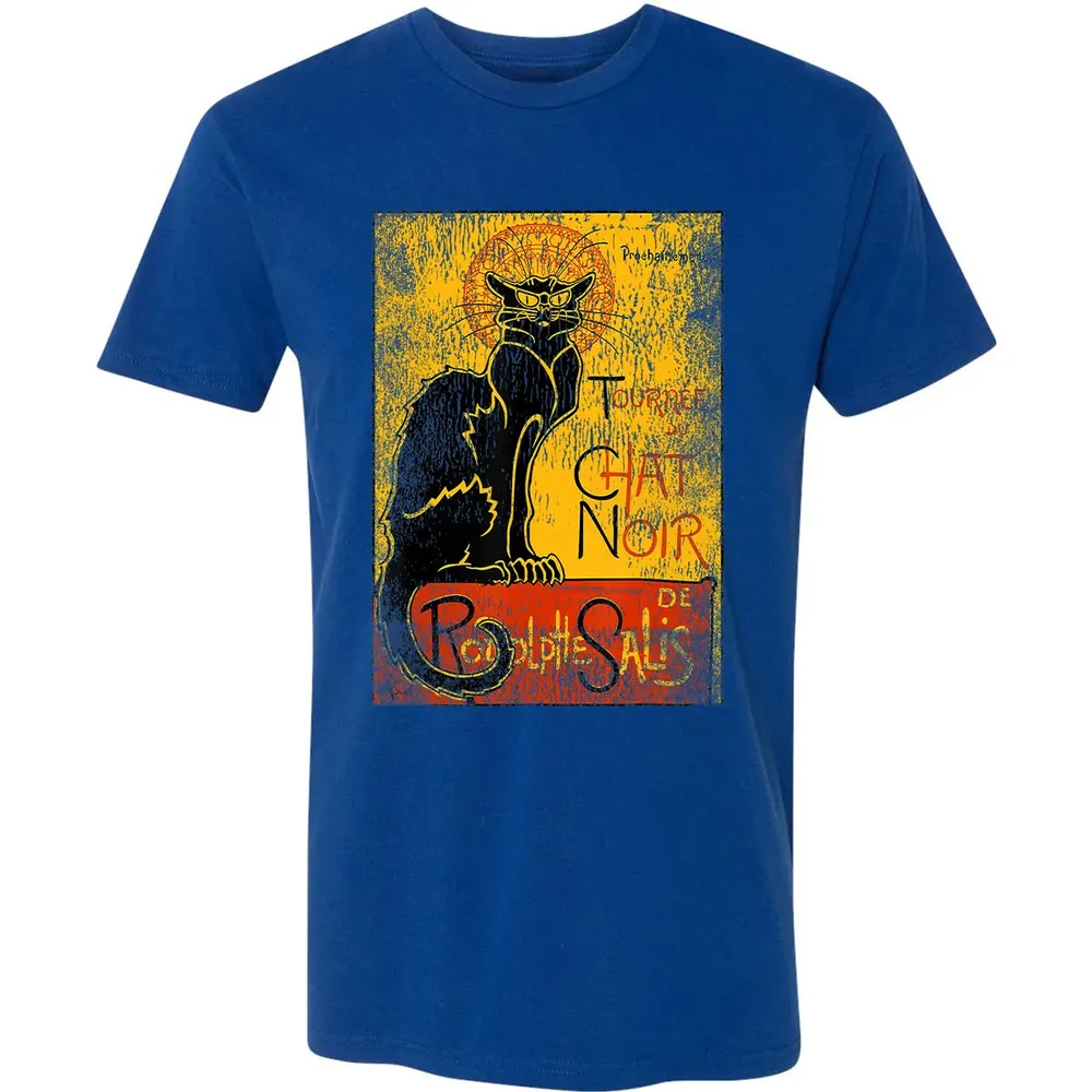 Vintage Tournee du Chat Noir Black Cat Gift For Halloween Premium Unisex T-shirt - 10