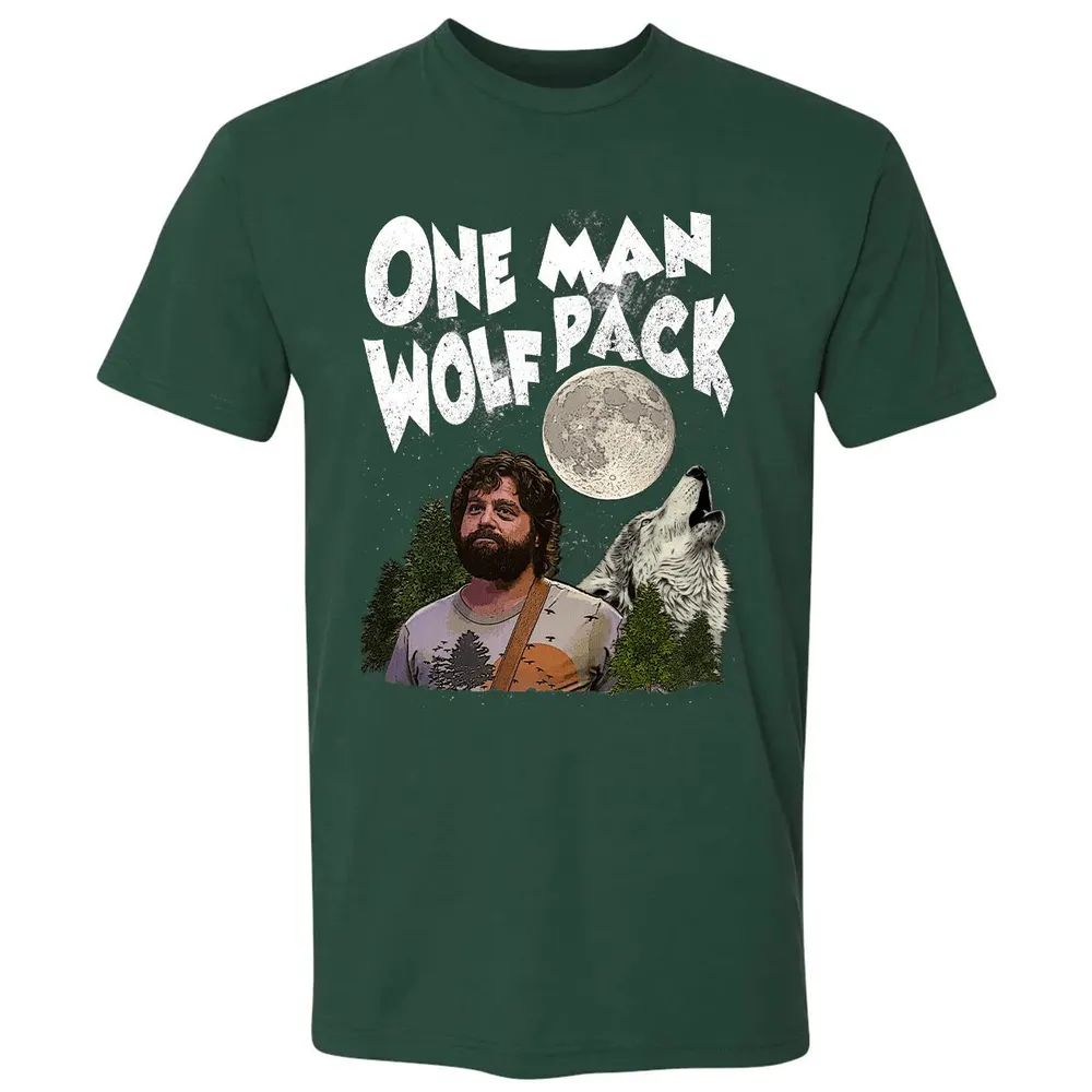 One Man Wolf Pack Premium Unisex T-shirt - 12
