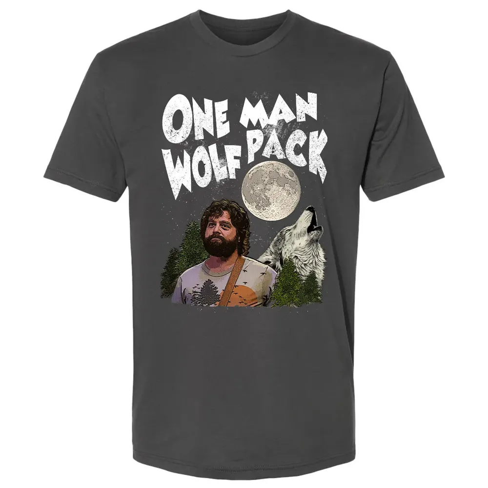 One Man Wolf Pack Premium Unisex T-shirt - 8