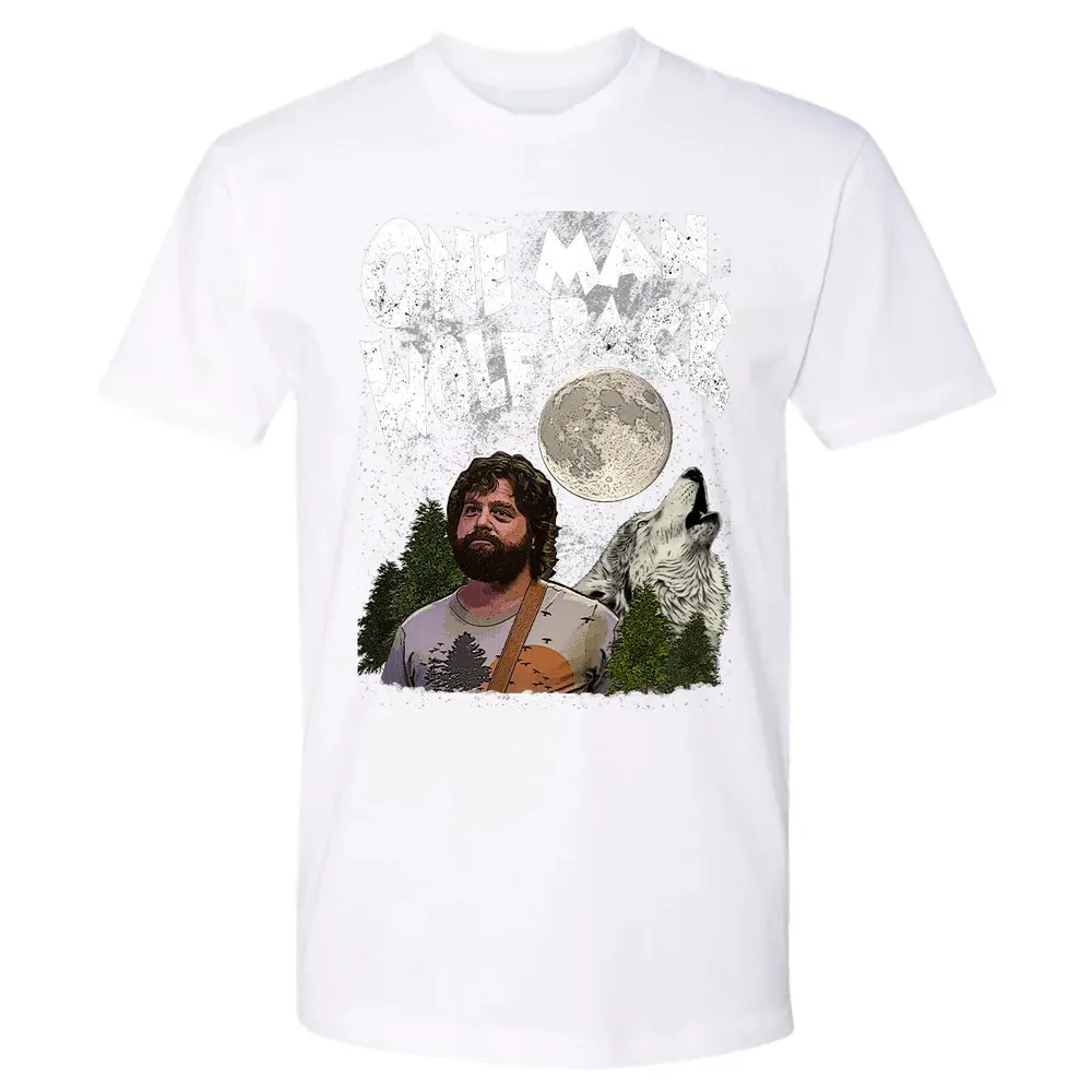 One Man Wolf Pack Premium Unisex T-shirt - 4