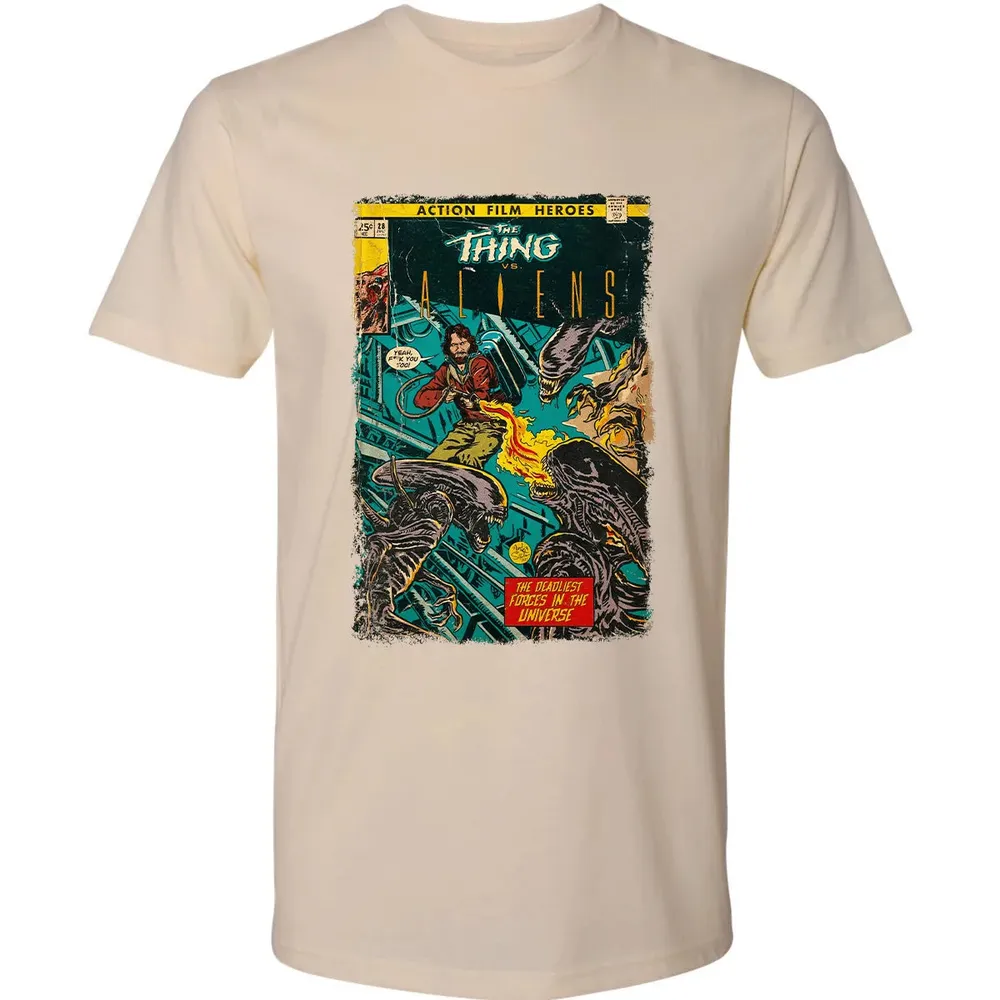 The Thing vs Aliens Premium Unisex T-shirt - 13