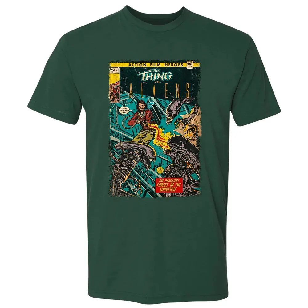 The Thing vs Aliens Premium Unisex T-shirt - 12
