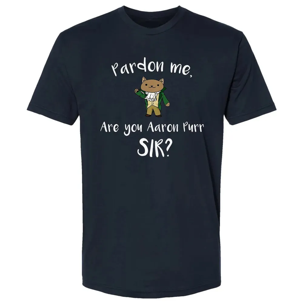 Are you Aaron Purr Sir Funny Cat Hoodie Hooded Sweat Premium Unisex T-shirt - 2