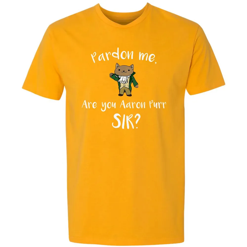 Are you Aaron Purr Sir Funny Cat Hoodie Hooded Sweat Premium Unisex T-shirt - 11