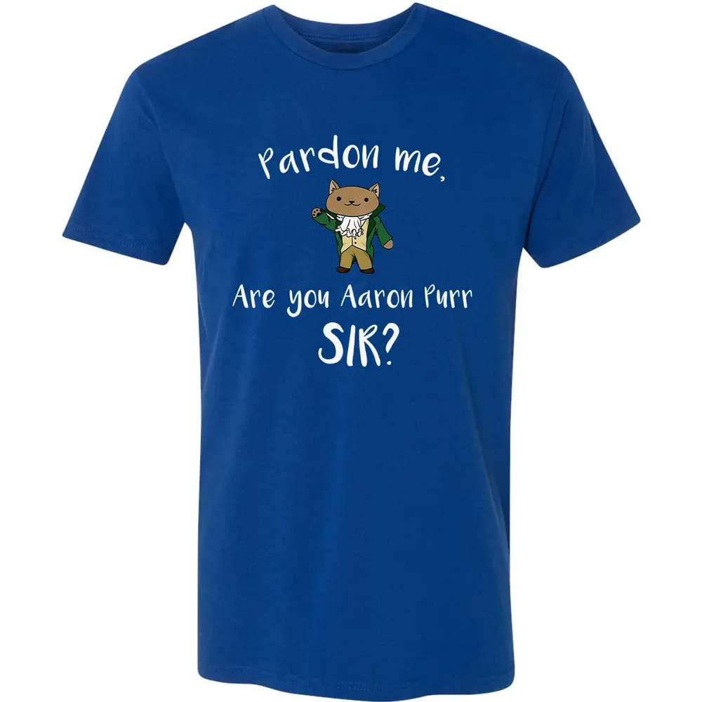 Are you Aaron Purr Sir Funny Cat Hoodie Hooded Sweat Premium Unisex T-shirt - 10