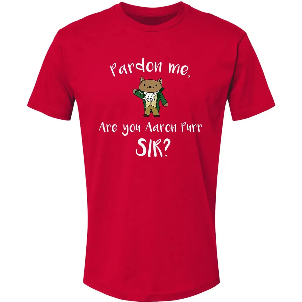 Are you Aaron Purr Sir Funny Cat Hoodie Hooded Sweat Premium Unisex T-shirt - 6