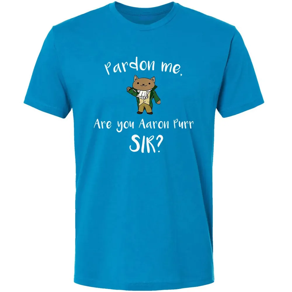 Are you Aaron Purr Sir Funny Cat Hoodie Hooded Sweat Premium Unisex T-shirt - 15