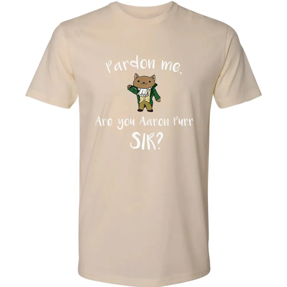 Are you Aaron Purr Sir Funny Cat Hoodie Hooded Sweat Premium Unisex T-shirt - 13