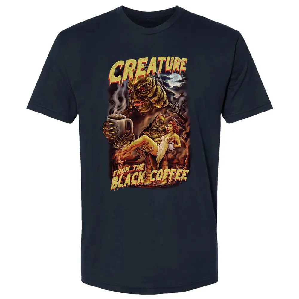 Creature From The Black Coffee Premium Unisex T-shirt - 2