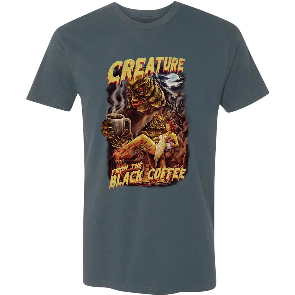 Creature From The Black Coffee Premium Unisex T-shirt - 14
