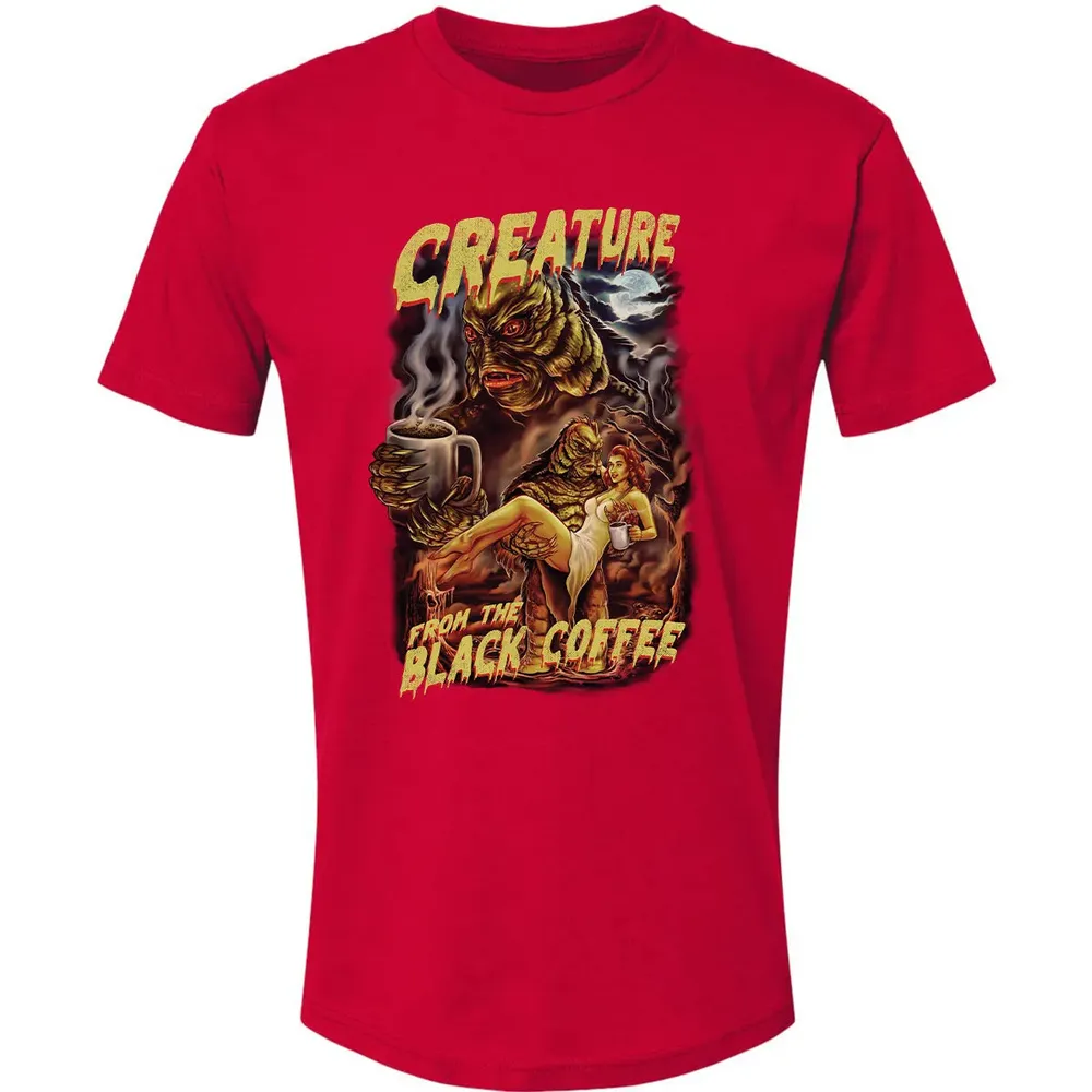 Creature From The Black Coffee Premium Unisex T-shirt - 6