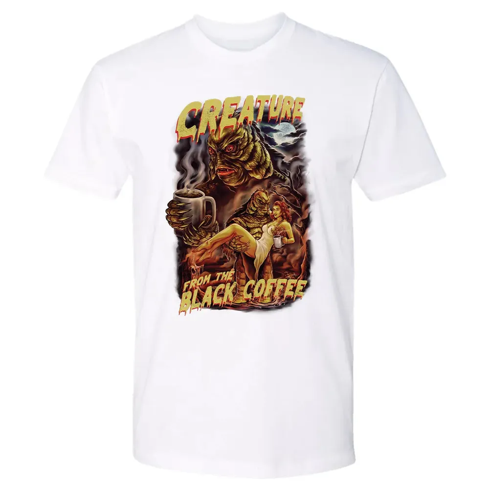 Creature From The Black Coffee Premium Unisex T-shirt - 4