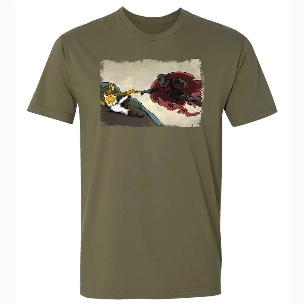 Creation Of Black Knight Premium Unisex T-shirt - 5