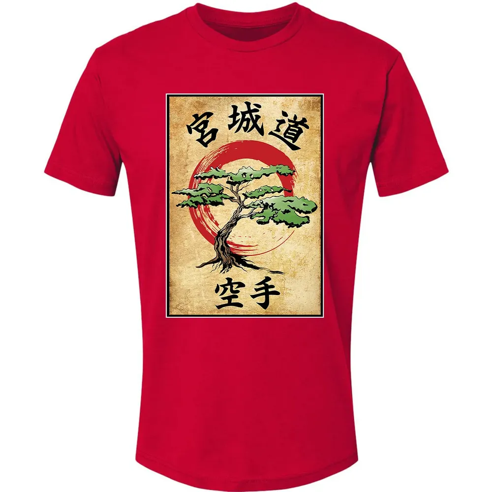 Miyagi Do Woodblock Premium Unisex T-shirt - 6