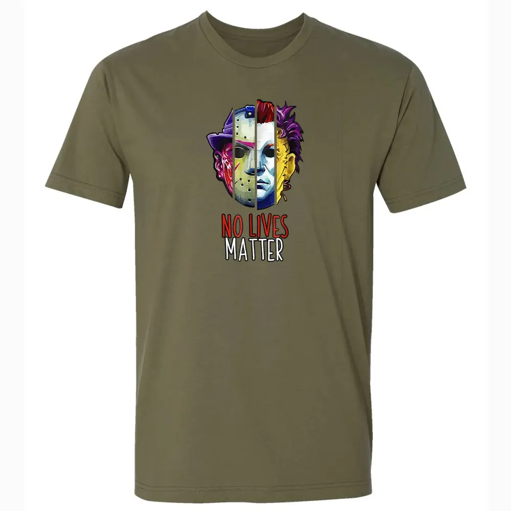 No lives matter horror villains Premium Unisex T-shirt - 5