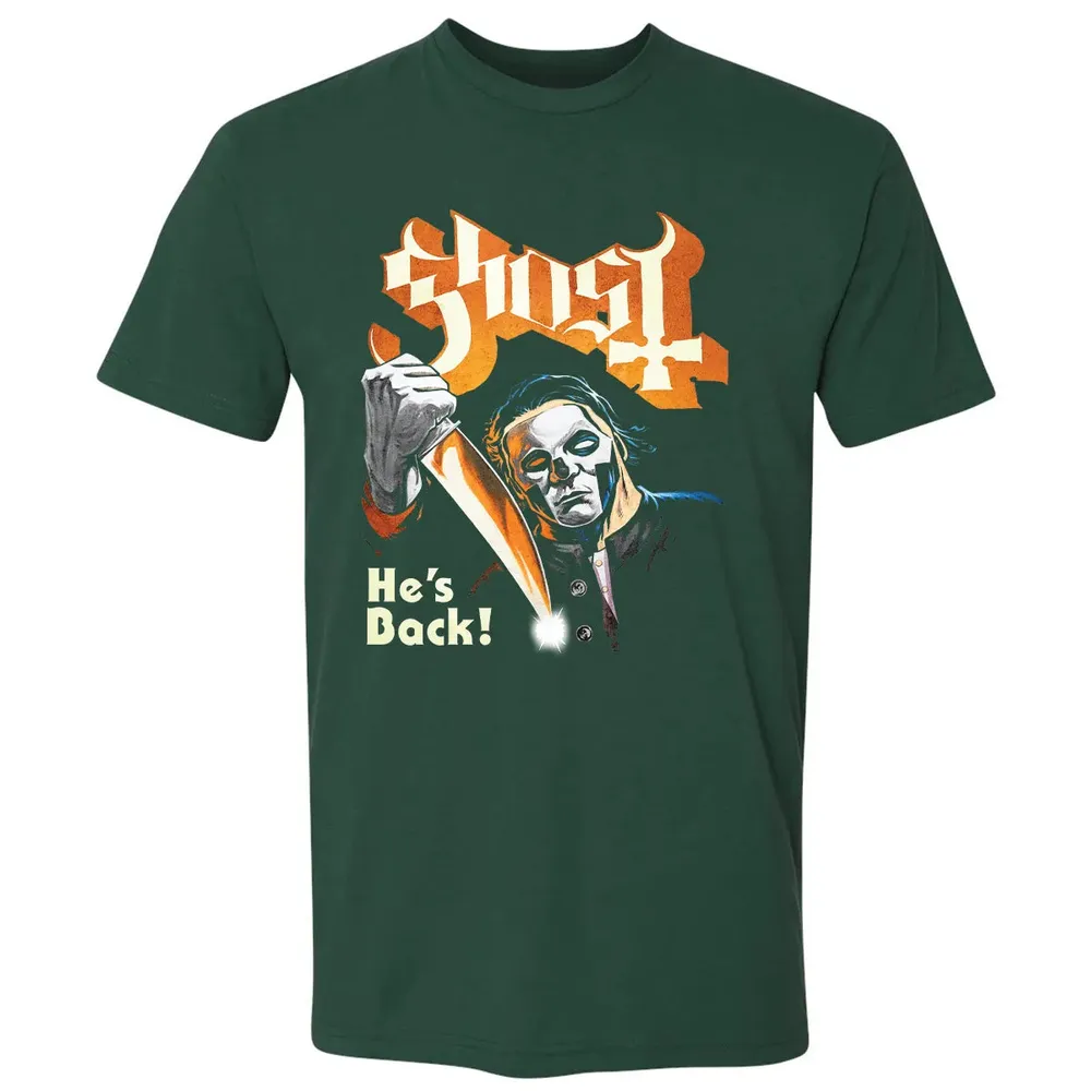 Heâ€™s Back Premium Unisex T-shirt - 12